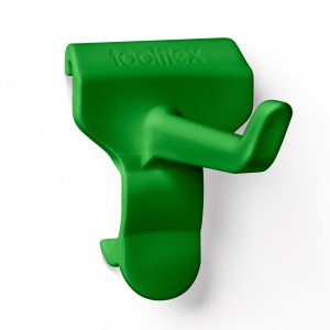 Vikan P01H-6 Toolflex One P-01 Hook 3-Pack - Green